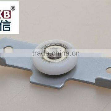 hot sell high quality White sliding door Nylon wheels for furniture wardrobe/sliding door top roller