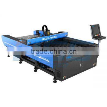 HSG LASER 1325 metal laser cutting machine fiber laser cutting bed