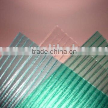 Crystal polycarbonate hollow sheet