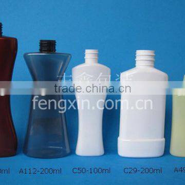 different shape pet plastic bottle