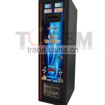 low price red color coin exchanger kit