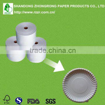 single side pe coated paper for making paper plates in sheet