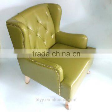 TDSF-05 QVB JIANDE TONGDA LIVINGROOM BIRCH WOOD FOOT PU LEATHER SOFA COFFEE SHOP SOFA LEISURE SOFA LIVING ROOME SOFA