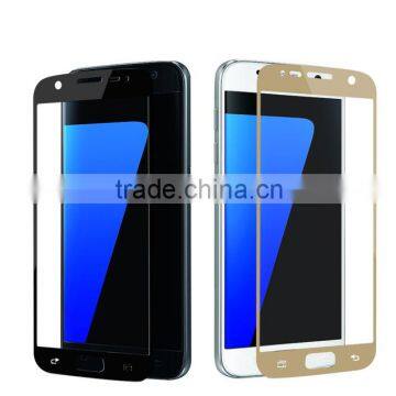 Full Edge Covered 0.3 mm 9H Hardness 2.5D Premium Tempered Glass Screen Protector for S7