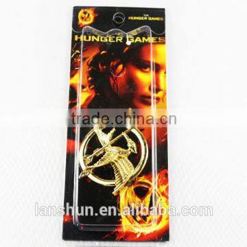 The Hunger Games Bird Logo Pin Badge Accessories Golden brooch