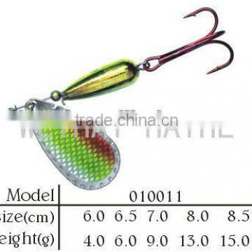 Spinner bait metal lure
