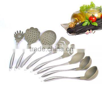 High Quality Silicone Kitchen Utensils With Stainless Steel Handle Of Cooking Utensils With FDA LFGB Certification