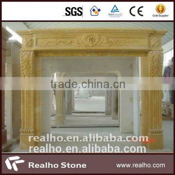 Euro Style Cultured Marble Fireplace photo-2