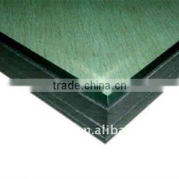 laminated decorative glass for curtain wall or doors