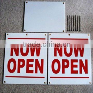 corflute signs for open and closed