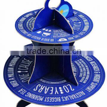 2 layer logo printed for party boy rotating cake stand