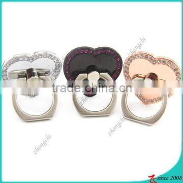 Black/Silver/Rose Gold Heart Smartphone Holder Reusable Sticky Design