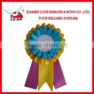 Factory High Quality Green Award Ribbon Rosette Wholesale photo-3