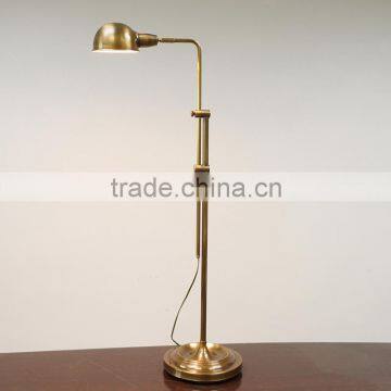 2017 hotel decorative solid brass floor lamps with brass shade good for inn decor high end