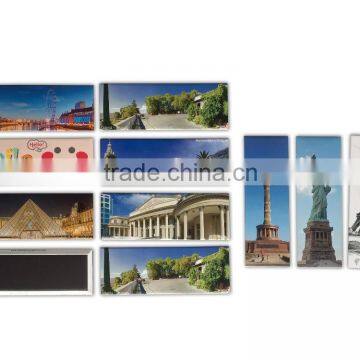 126*37mm beautiful in colors tin photo magnet tourist souvenir Hot sales creative tin photo magnet