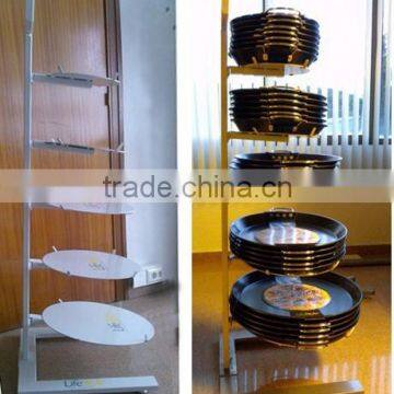 supermarket metal iron promotion aluminium pot rack HSX-S964