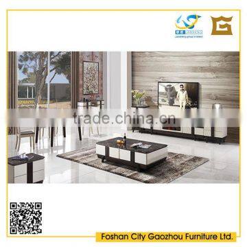 luxury marble top design wood living room furniture sets with tv cabinet, coffee table, dining room table and chairs