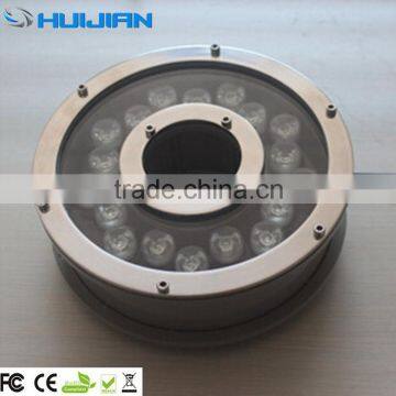 RGB LED Fountain Light IP68 18W Underwater Spotlight led disco aquaglow light show