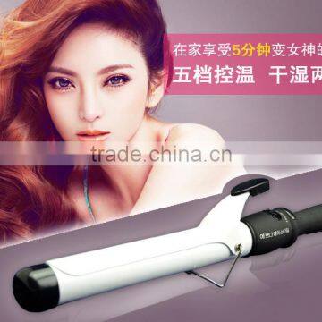 Rubber Handle Hair Styler Magic 2 in 1 hair curler and straightener