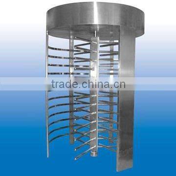 304# Stainless steel full height Turnstile gate works with door access control or fingerprint(CE and ISO 9001-2008 approved)