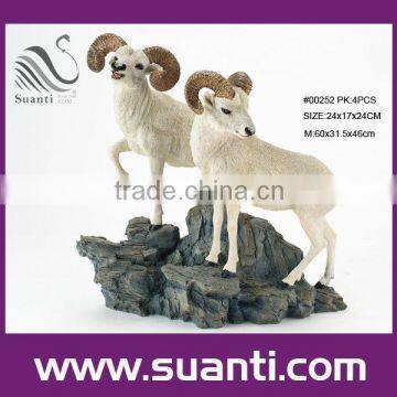 Goat polyresin statue