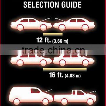 Heavy-Duty 4-Gauge Auto Battery Booster Cables With Polar Glo-Watt Clamps (20 Feet) photo-3