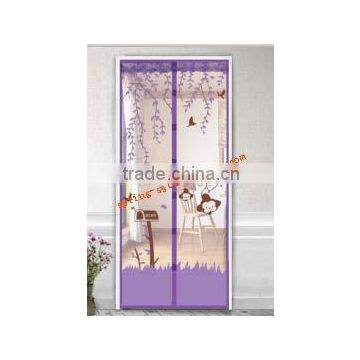 Door stripe anti-mosquito screen door in summer magnetic window covers