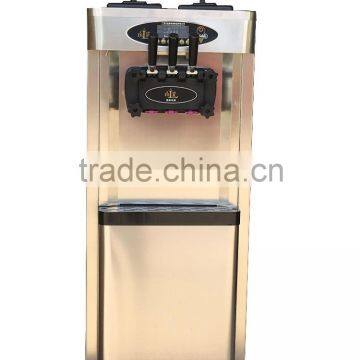 ice cream machine with pre-cooling system