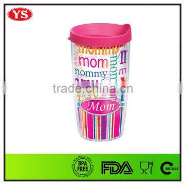 16oz Bpa Free Insulated Double Wall Insert Plastic Coffee Mug