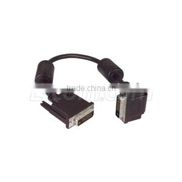 DVI-D Dual Link DVI Cable Male / Male Right Angle Top 2.0m