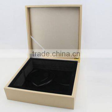 Luxury wooden packaging box with EVA tray