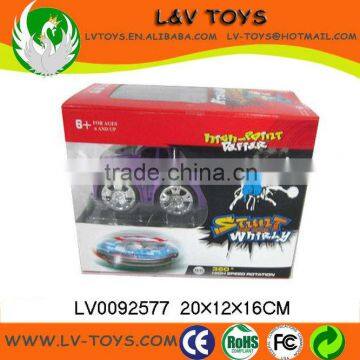 plastic 4CH mini rc car can 360 degrees rolling