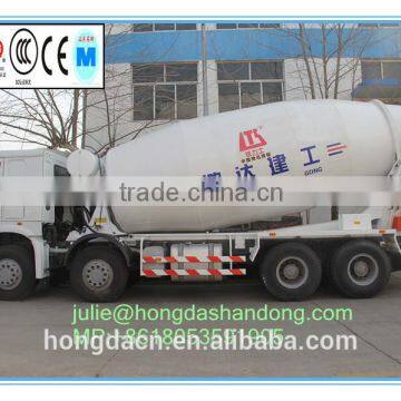 Shandong HONGDA Truck mounted Concrete Mixer 9m3 STEYER