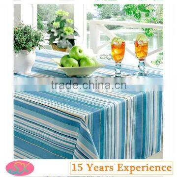 Technicolor Stripes Indoor Outdoor Printed Table Cloth