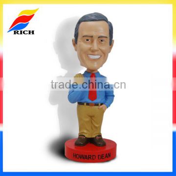 Home decorative polyresin shaking bobble head personality toy