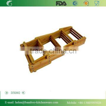 DX002 Nature Bamboo Flexible Wine Rack photo-4