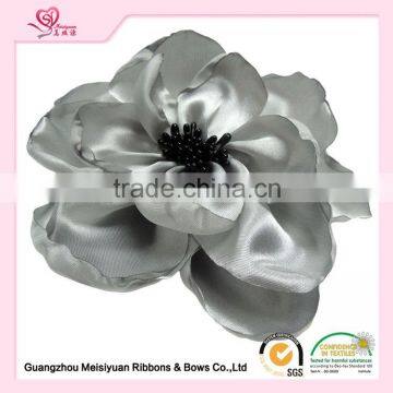 wholesale cheap customized handmde fabric flowers for clothing