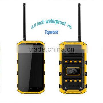 IP68 phone with MTK6582 Quad Core Android 4.2 HUMMER H6 waterproof phone