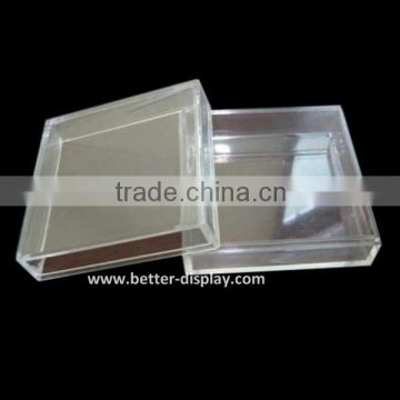 wholesale transparent plexiglass box with lid