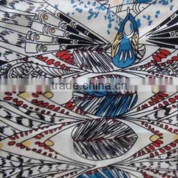 printing 100% polyester print chiffon fabric