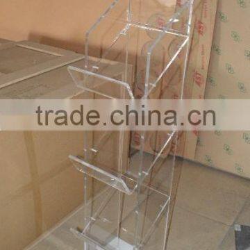 Fllor stand acrylic magazineStand(OF-G016)