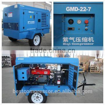 GMD portable 250KW diesel screw air compressor