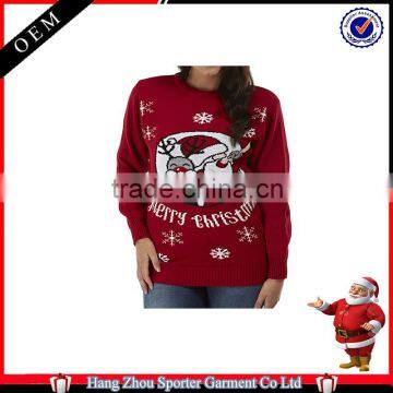 16FZCS43 kids christmas sweater knit christmas jumpers for girls