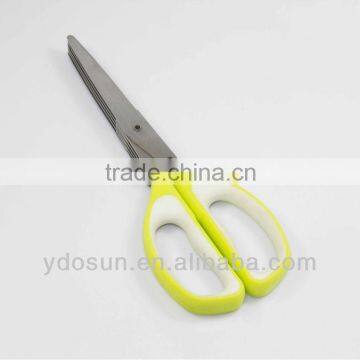 multifunction 5 blade kitchen herb scissors magnetic kitchen scissors