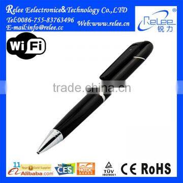 Mini wifi hd 720p battery powered ip wireless hidden portable pen camera