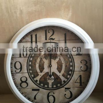 New wheel gear design metal wall clock