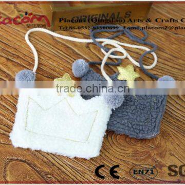 Hot Design Customize Cheap Cute Mobile Phone Plush Bag photo-5