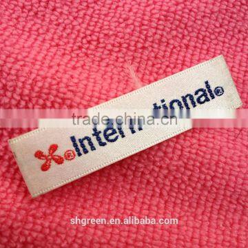 Hot Cut Fabric End Folding Main Woven Labels for Garment