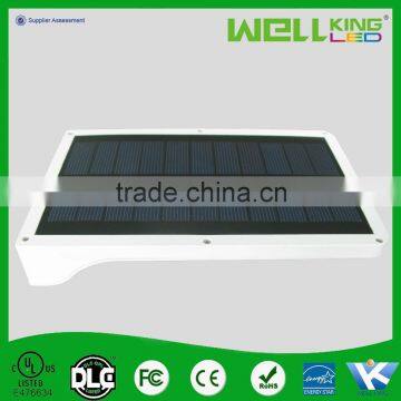 White/Black Color Outdoor Light Waterproof IP65 Led Solar Motion Sensor Light