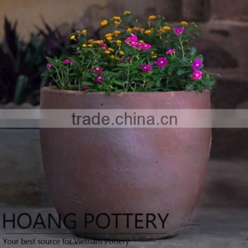 Crucible Dark Clay Pot High-Fired From Vietnam